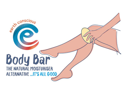 Natural Moisturiser Body Bar and Refill Tin - Earth Conscious - A Gentle Moisturiser For Your Body