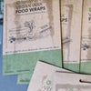 Pack of 3 x Vegan Reusable Wax Food Wraps | Special Half Price Offer