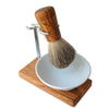 Porcelain Shaving Bowl and Chrome Stand (for Shaving Brush and  Safety Razor)